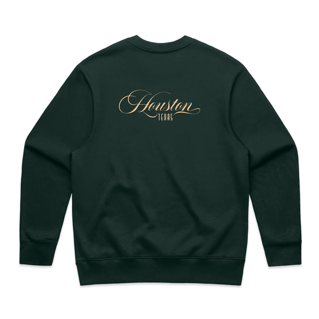 Houston Texas Script Sweater