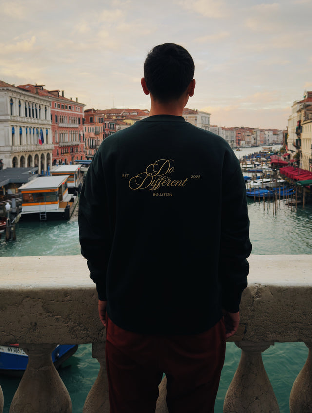 Do Different Script Sweater
